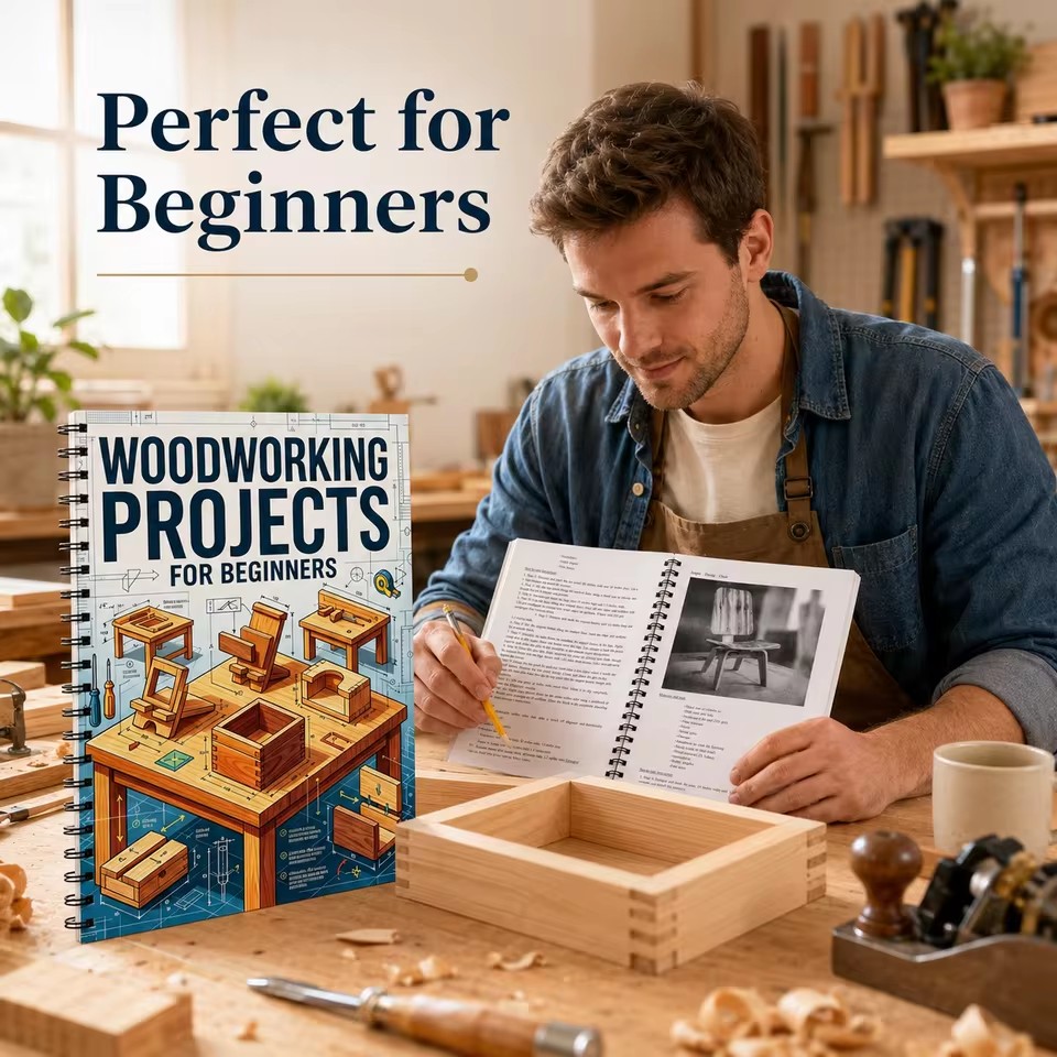 Woodworking Ideas For Adults - Planos de Carpintería Fáciles para Principiantes,