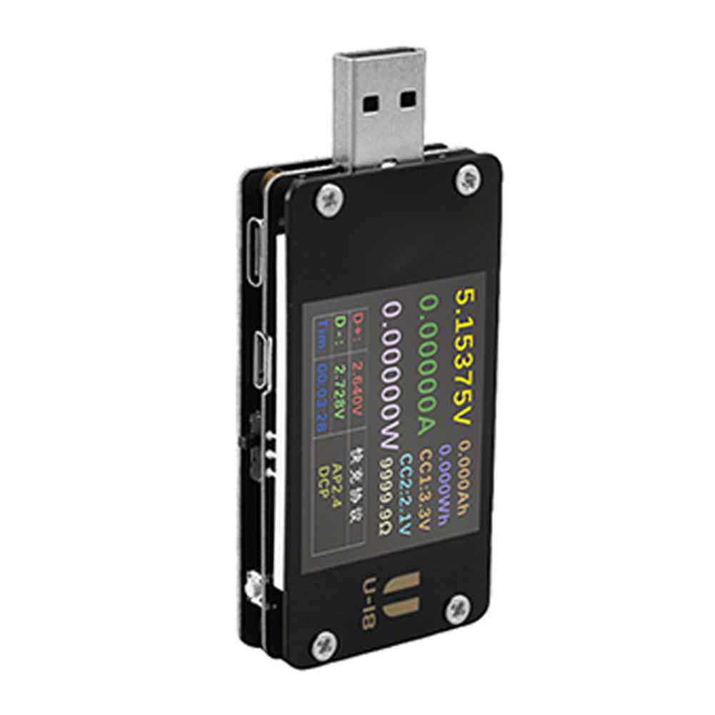 Woodworking Qc - Voltímetro y Amperímetro USB U18 de
