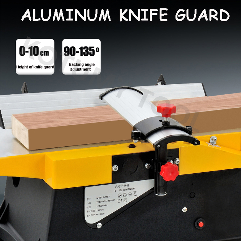 Cepilladora eléctrica de mader - Woodworking Thicknesser reseña y precio